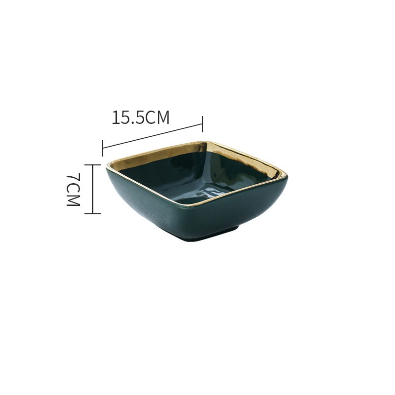 Luxury ceramic tableware, direct selling products, western-style dishes, retro, storage tray plate set dish sets: B