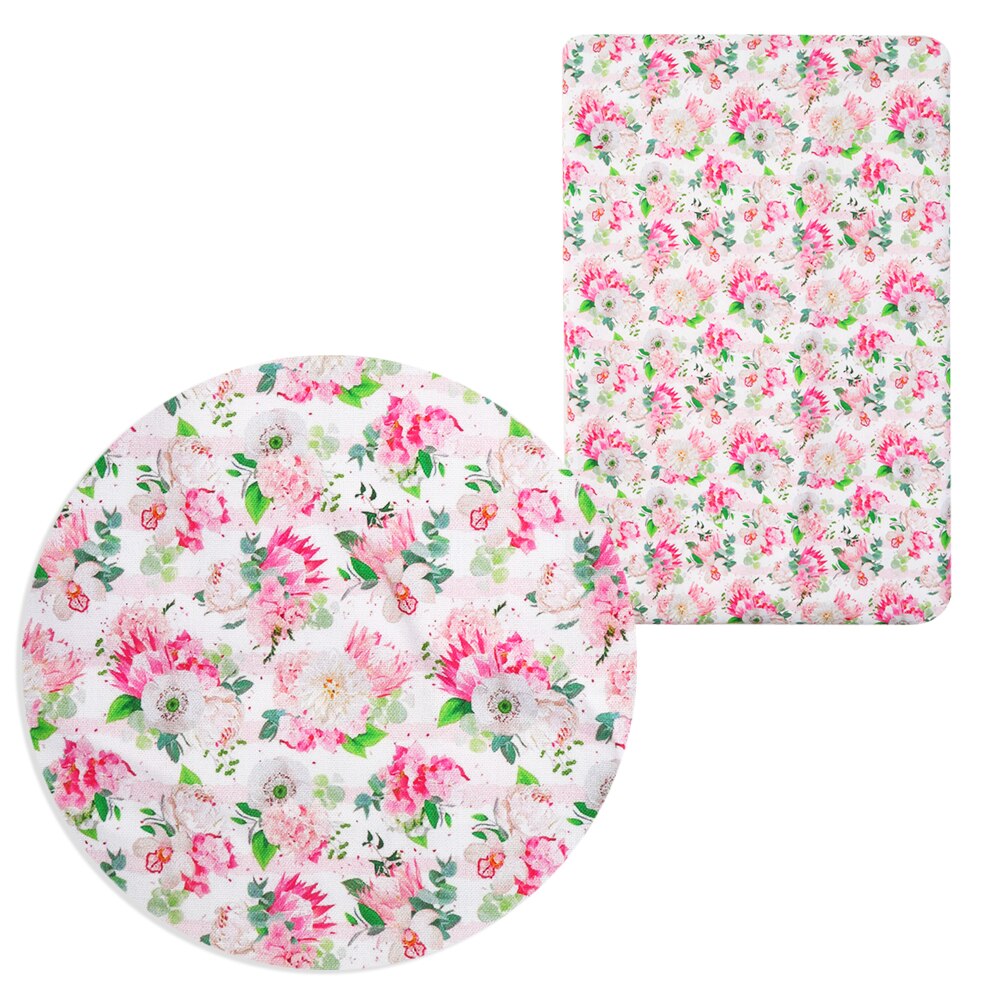 David Accessoires 50*140Cm Zonnebloem Gedrukt Patchwork 100% Katoen Voor Tissue Baby Beddengoed Quilten Stof, C10843: 1088446003