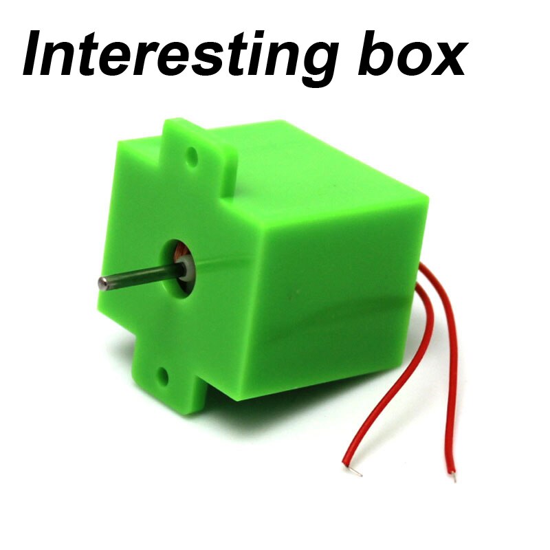 Vierkante Shell Wind Generator Diy Model Motor Mini Dc Motor