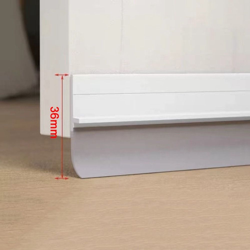 Pvc Deur Bodem Afdichting Strip Zelfklevende Deur Raam Tochtstrip Afdichting Strips Stopper Deur Afdichting Anti-Koude Gap Blokker: CAMEL
