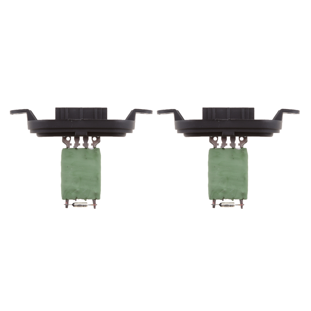 2pcs Fan Motor Fan Resistor Fan Motor Control Resistor Fan For VW Transporter Touareg