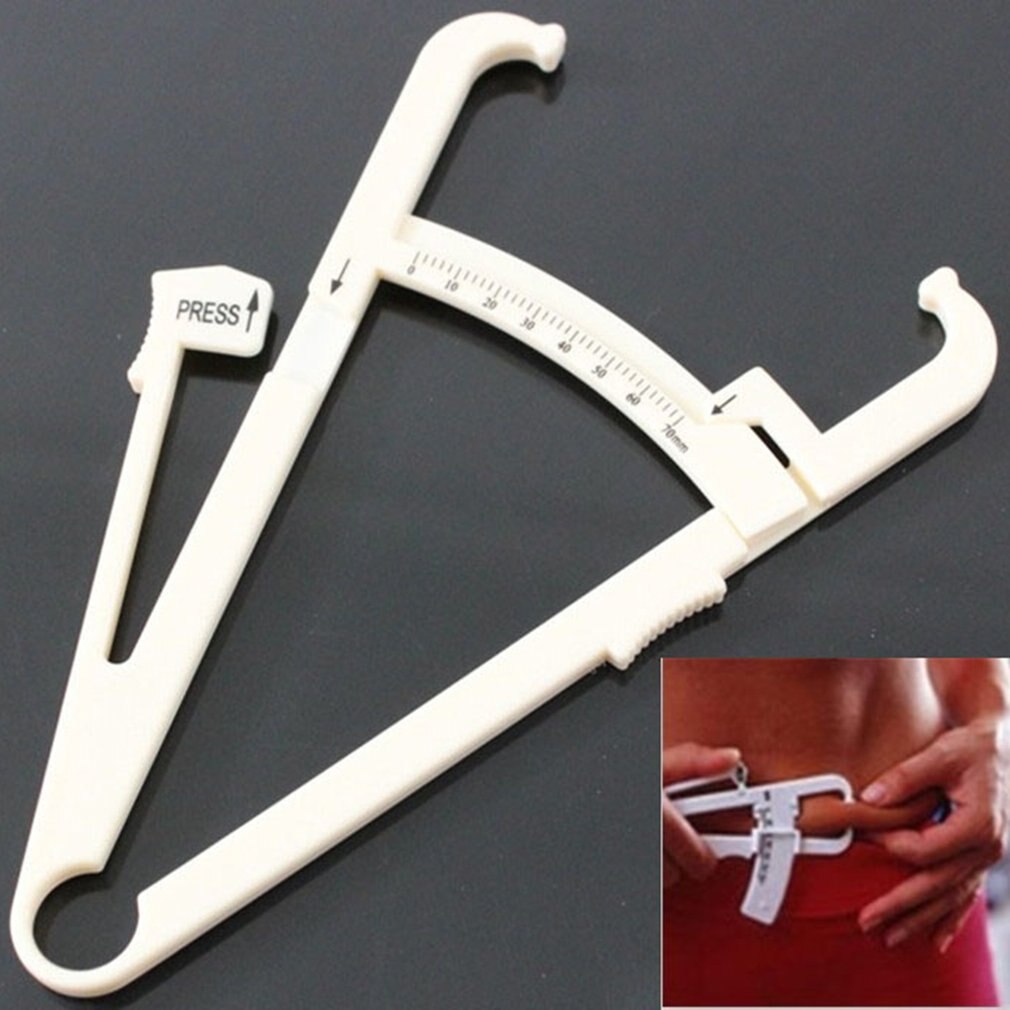 Fat Caliper Body Measuring Ruler Fitness Slimming Tester Fat Clip Fat Tongs Body Fat Monitor