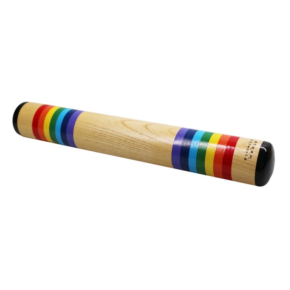 SH18C Kinderen Baby Kids Massief Houten Kleurrijke Zand Geluid Maker Hand Schudden Speelgoed Muziekinstrument voor