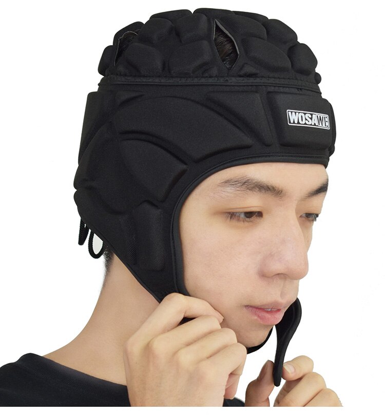 Soft Goalkeeper Helmet Hocky Head Guard Sports Helmets Men Women Rugby Ice Snowboard Hat Head Protector Football Soccer Helmet