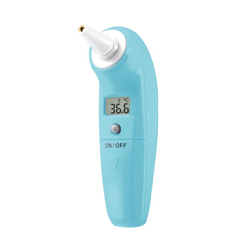 Automatic Induction Digital Ear Thermometer Infrared Probe Temperature Meter R9JC: Blue