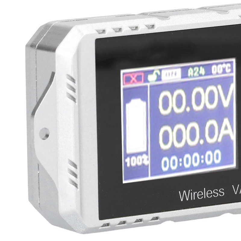 VAT-1300 Coulomb Counter Color Screen DC Voltmeter Ammeter Battery Capacity Tester Power Meter