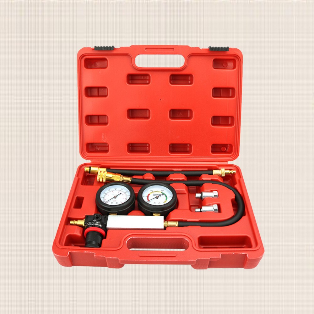 1 Set of Engine Oil Pressure Diagnostic Tester Tool Set Digital Oil Pressure Gauge Car Meter