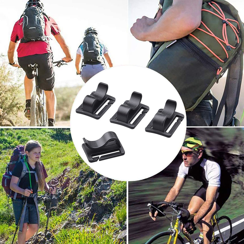 Hydration Drinking Pack Water Bladder Drink Tube Clip Holder For Backpacks Outdoor Climbing Hike Hydration Bladder Accessories