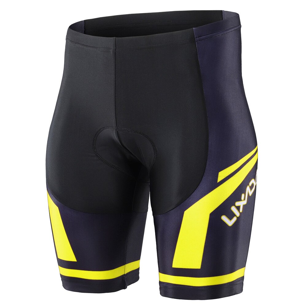 Fietsbroek 3d gel pad heren fietsbroek heren fietskleding mtb snel drogend heren onderbroek bikershort heren shorts: Geel / Xxl