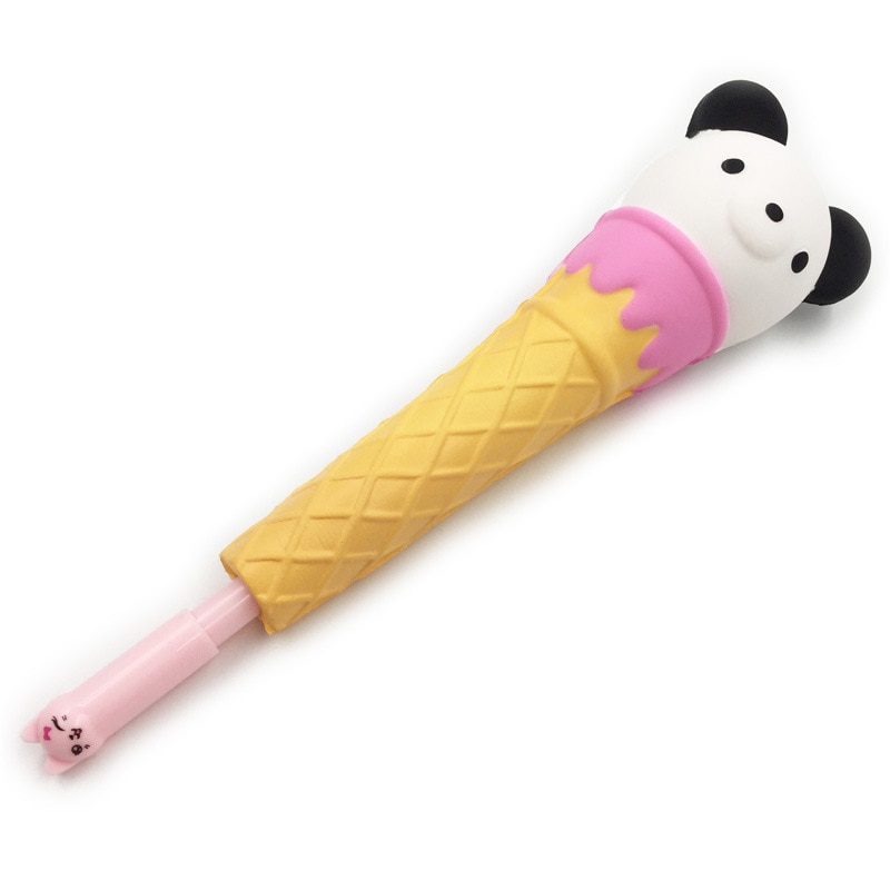 Squishy Unicorn Cat Panda Bun Pen Cap Corn Stationery Pencil Holder Toppers Slow Rising Squeeze Children's Day Toy