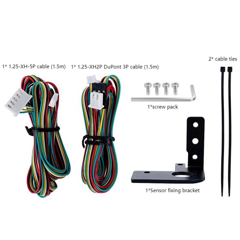 BL Touch Extension Cable and Bracket Mounting Bracket Fixing Parts for Creality Ender 3V2,Ender 3 Pro,Ender 5,CR-10