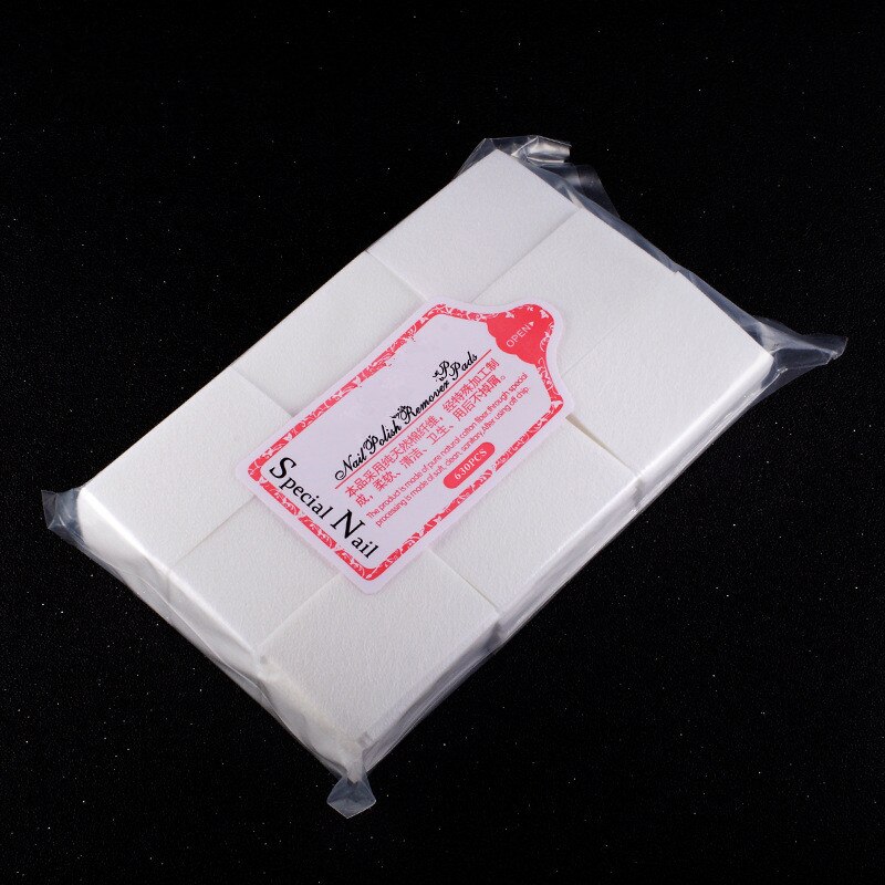 Toallita de algodón para quitar esmalte de uñas en Gel, toallita para uñas, sin pelusa, gruesa, colorida, algodón de limpieza, 630 Uds.