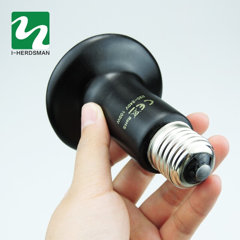 Lámparas de calor de 75mm, calentador para mascotas, serpiente, Tortuga, lagarto, erizo, equipo de calefacción, suministros para reptiles, 50w, 75w, 100w y 200w
