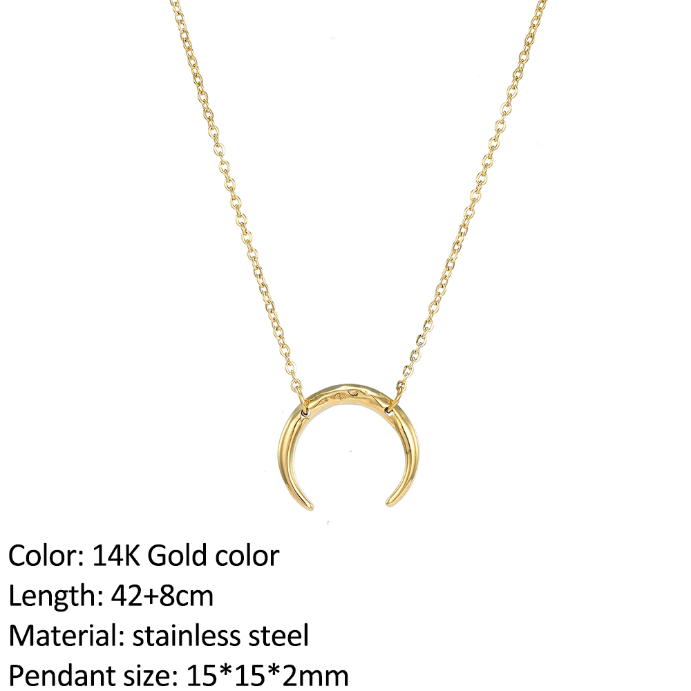 SUNIBI-collares con colgante de barra Vertical para mujer, cadena Lariat larga Simple de acero inoxidable, collar colgante minimalista, de joyería: Chapado en zinc azul