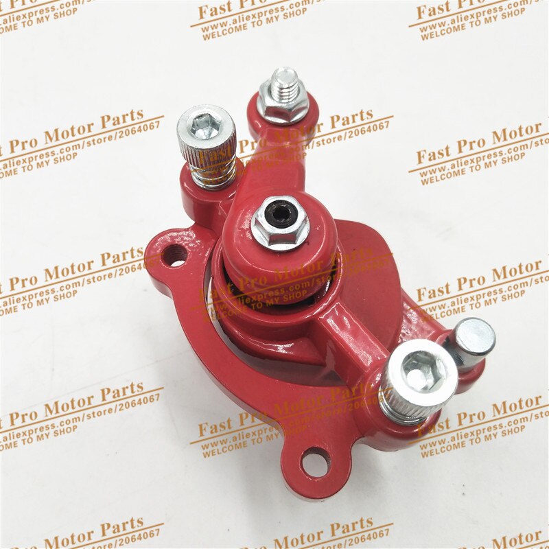 Gas Elektrische Scooter Remschijf 140 Mm/120 Mm Voor 47cc 49cc 2 Takt Pocket Bike Mini Dirt Bike atv Quad Mini Motorfiets: Rear brake Red