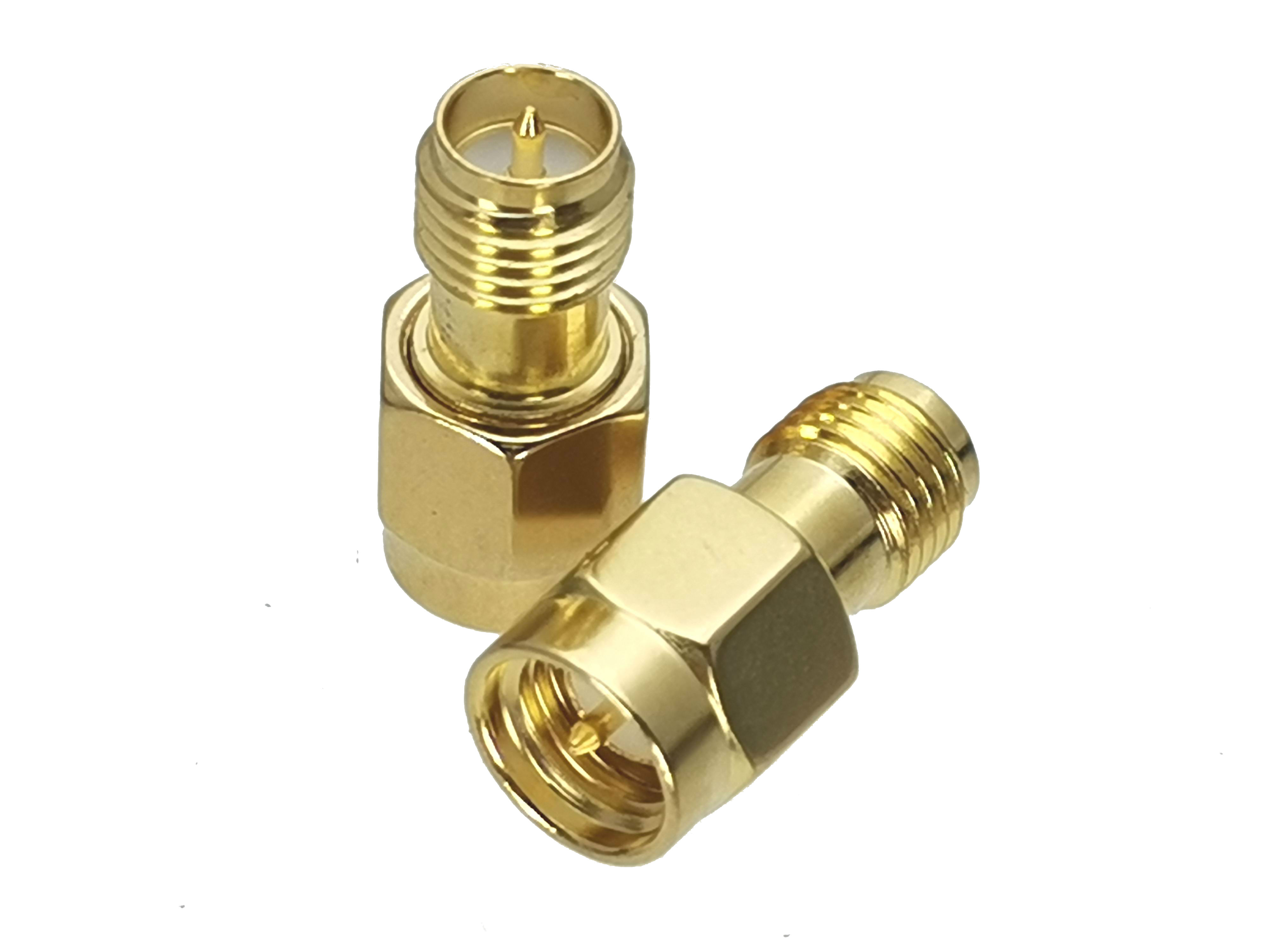 1Stck RP-SMA rpsma zu sma/RP-SMA Stecker & Buchse Buchse rf Koaxial Adapter Stecker Prüfung konverter