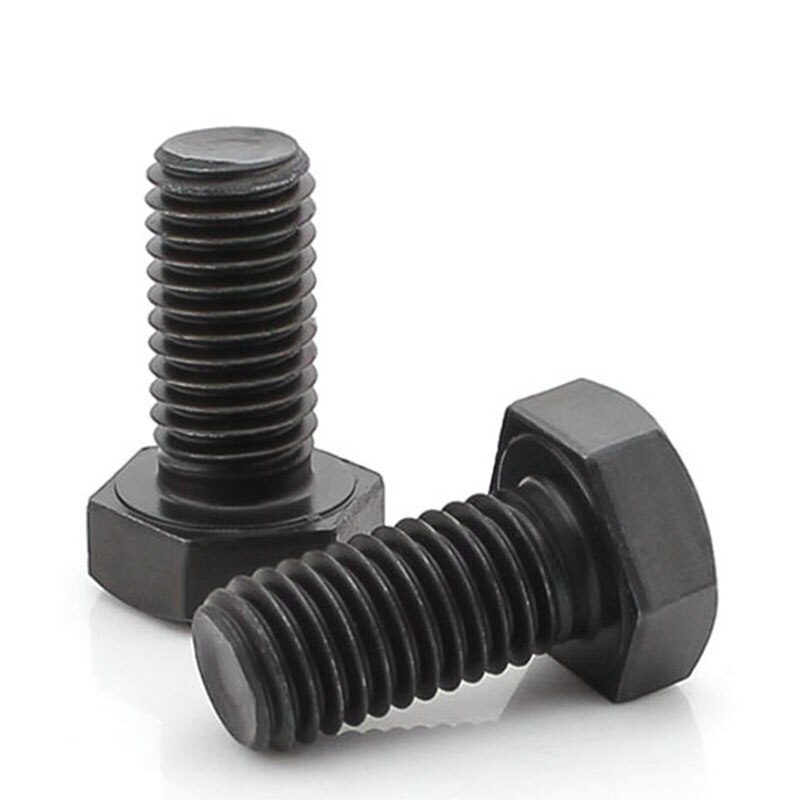 Tornillos de cabeza hexagonal de paso fino M8 x 1,0 (8mm), rosca de acero de aleación 8,8, grifo métrico DIN 933 ISO 4017