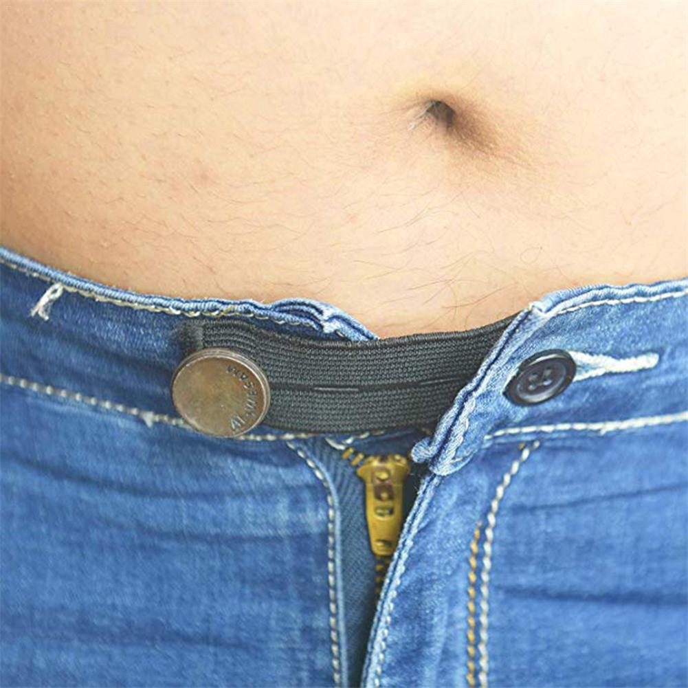 1 stuks Rok Broek Jeans Taille Expander Tailleband Extender Knop Broek Extender Elastische Extender Wonder Knop Riem Gesp