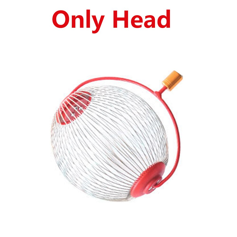 Nut Collector Head Red Nut Gatherer Strong Sturdy Durable Fruit Picker Rolling Harvester Golf Collector Garden Tool: Default Title