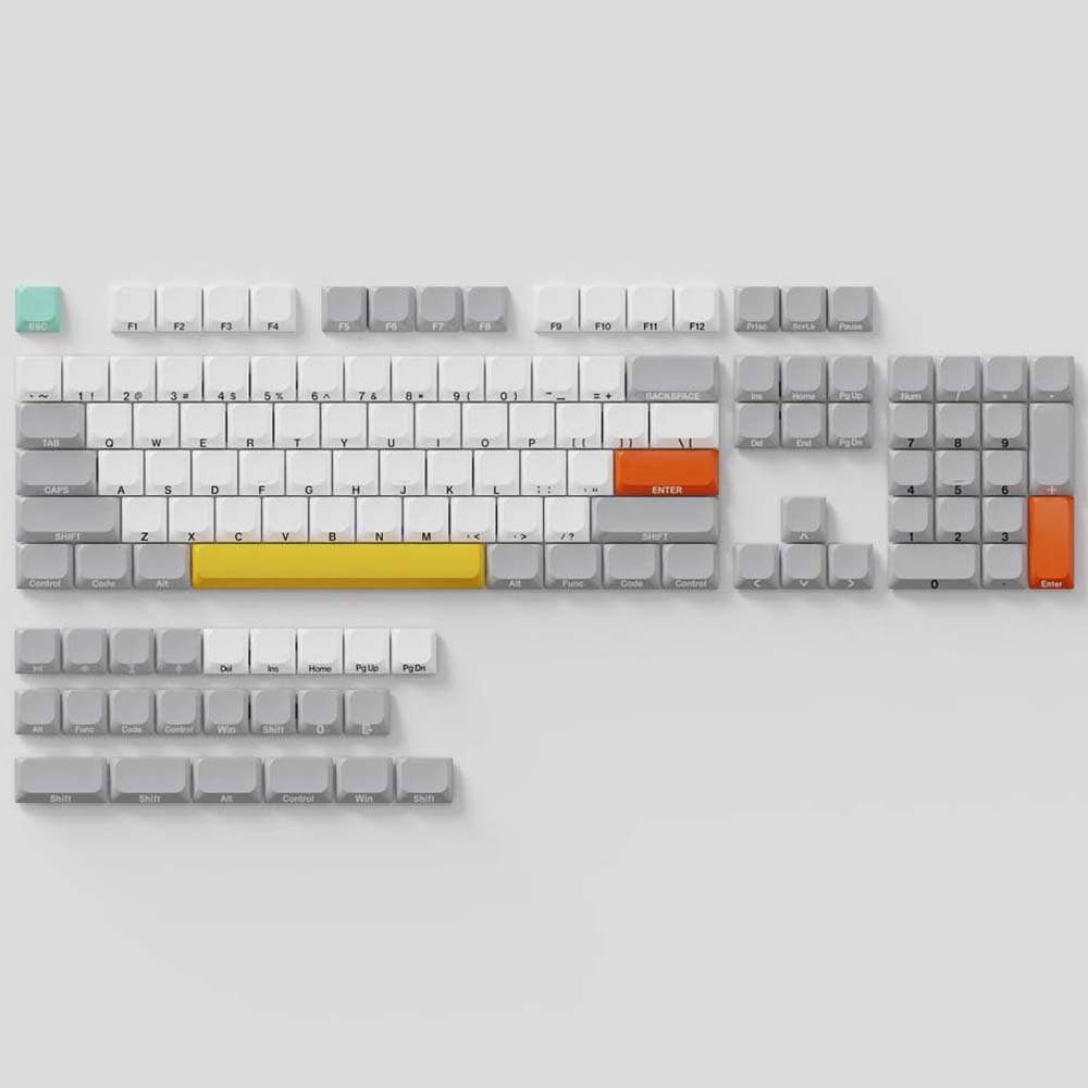 JWA-Capuchons de touches MX PBT ultra-minces, profil bas, océan nickel é d'étoiles, 61/64/75/87/96: Kaki