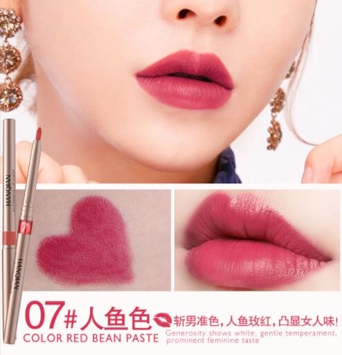 11 farger automatisk lip liner langvarig vanntett lip liner blyant vanntett leppe verktøy leppesminke: 07