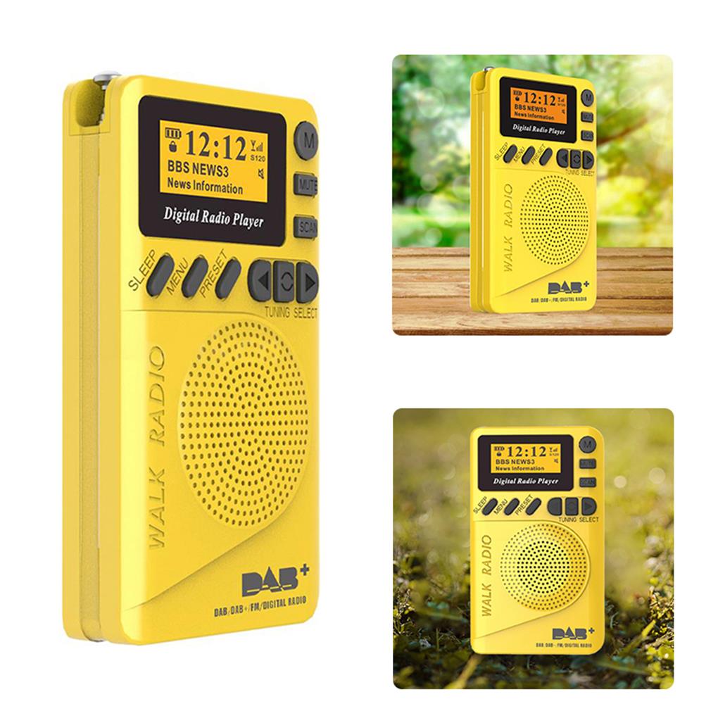 P9 Mini Radio de bolsillo Radios DAB portátiles Altavoz Reproducción de MP3 Viajar