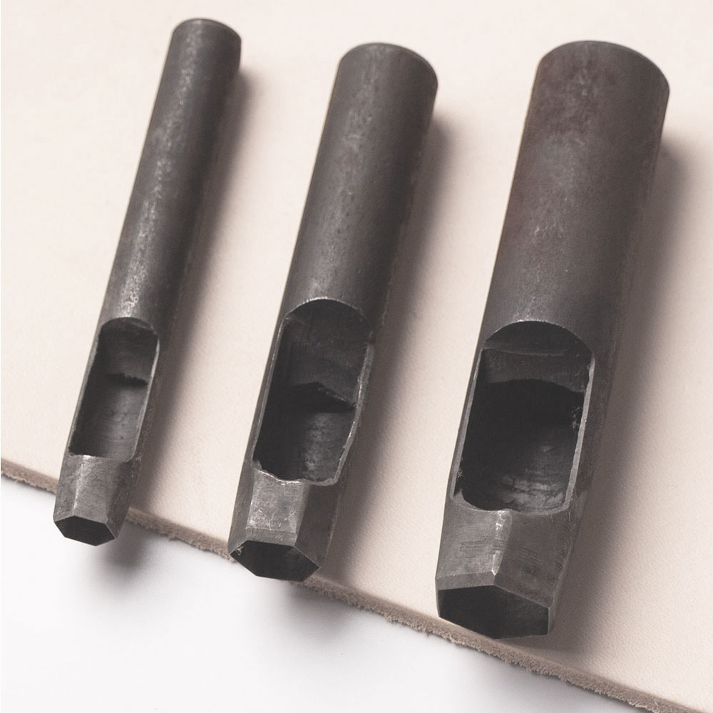 Junetree DIY leather punch hexagon leather tools 4mm to 20mm shaped flower diamond punch tricks Handicraft Puncher Leather Punch