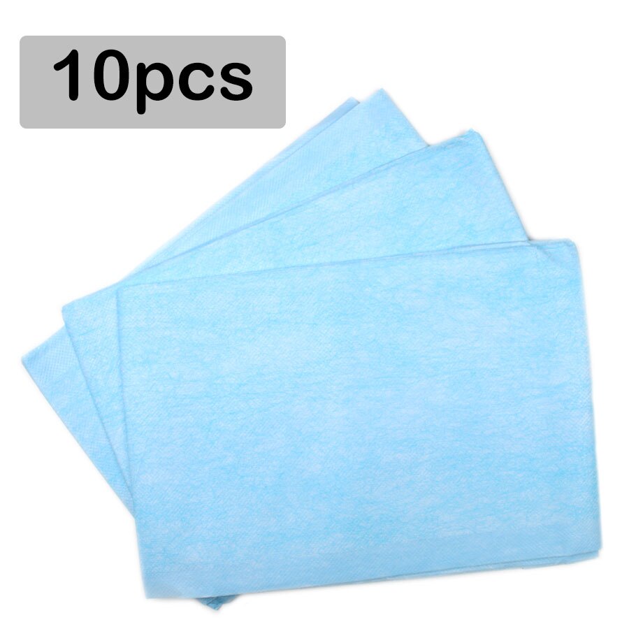 10 Pcs Disposable Bed Sheet Massage Table Sheets Beauty Salon Spa Travel Hotel Thin Thicken Non-woven Fabric Sheet 80x180cm: 10pcs blue