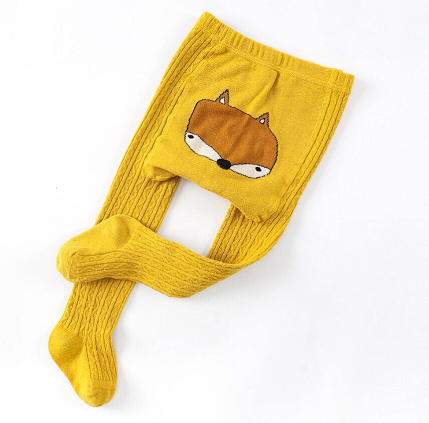 Baby Stuff Accessories Baby Boy Girl Infant Toddler Warm Long Knitted Legging Pants Trousers Stockings Pantyhouse: Yellow / L for 4 to 6Years