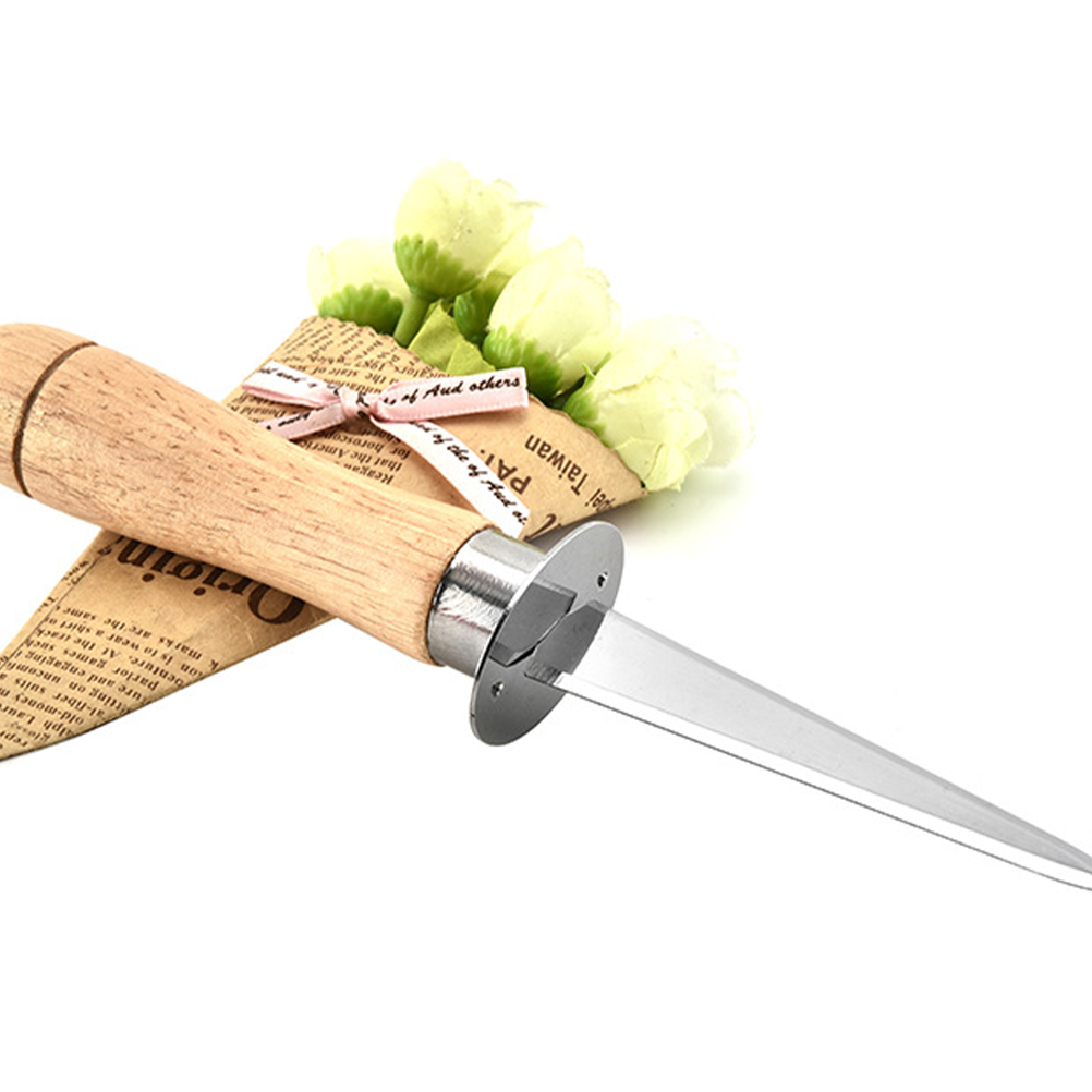 2Pcs Oyster Handle Portable Oyster Shucking Tools Seafood Cutter for Clams