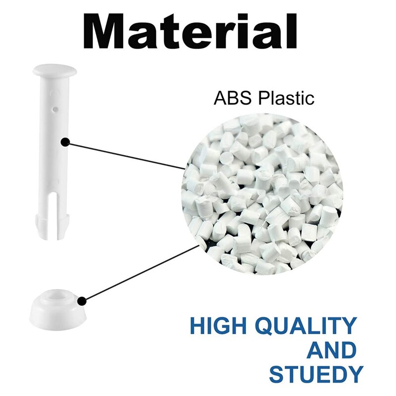 20 stk abs basseng skjøtepinner , 6cm/2.36in hettsett tetninger for erstatningsdeler til intex basseng 28270-28273