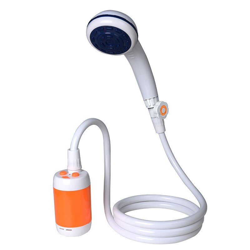 laserbeak Ducha portátil recargable para acampar, alta capacidad, 4800mAh, Ducha de Camping, para mascotas: Naranja