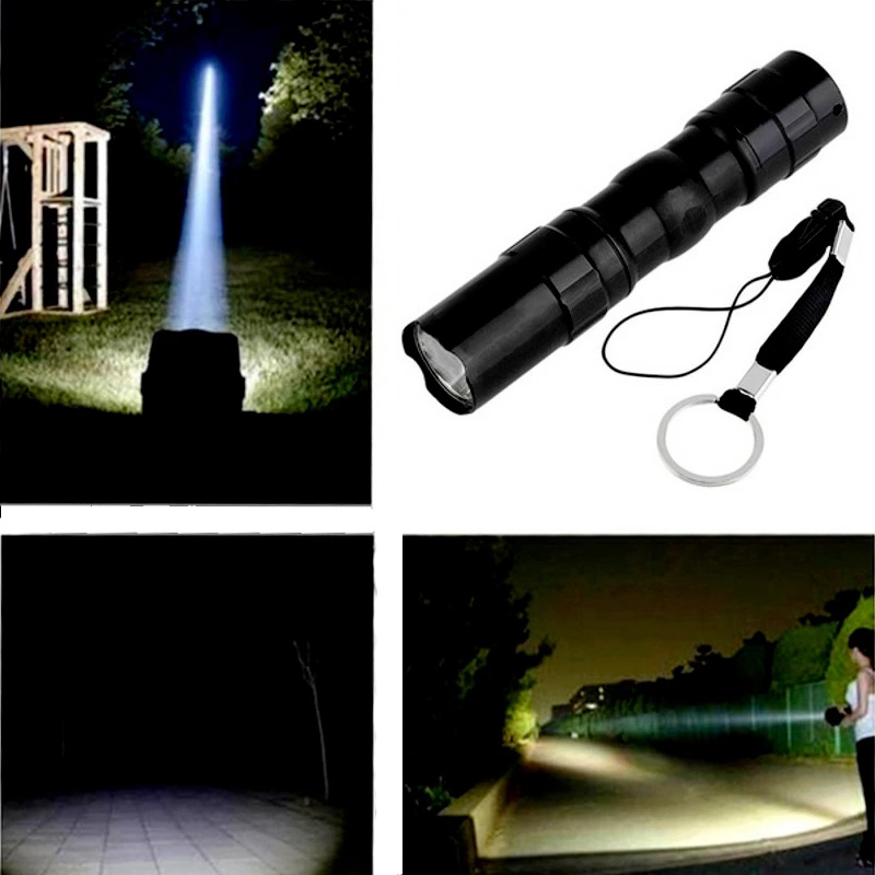 Portable Mini LED Flashlight 1 Switch Mode Walking Light Suitable for Car Maintenance Flashlight Dentist and Lighting Camping