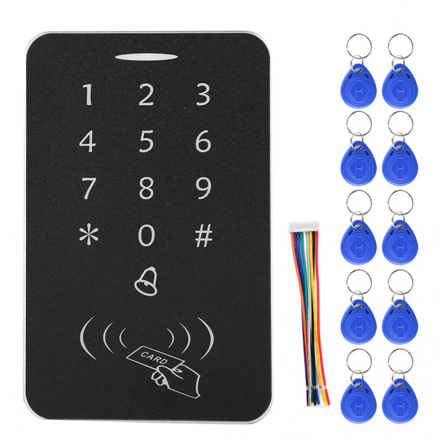 RFID EM 125KHz Card Controller Keypad Touch Screen For Access Control System Single Door ID Card Keypad