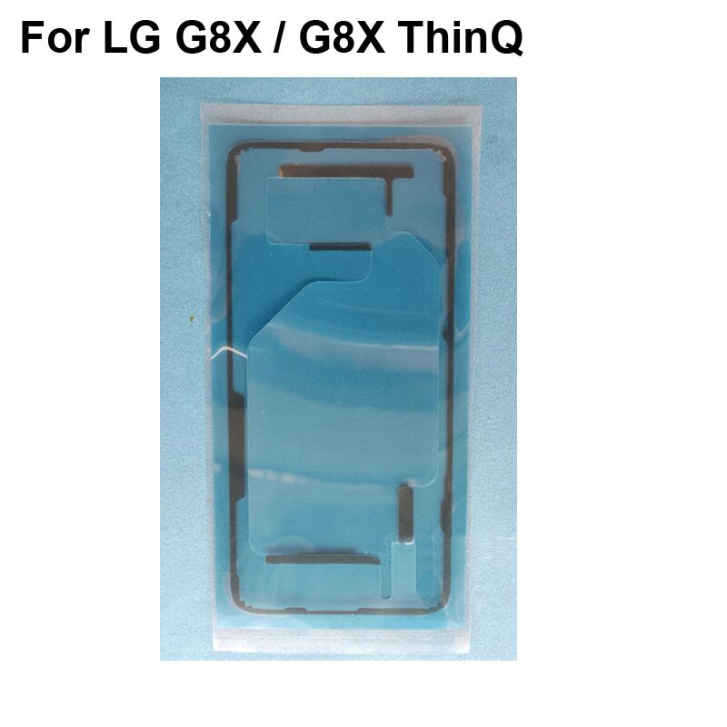 2Pcs Plakband 3M Lijm Terug Batterij Cover Voor Lg G8X Thinq 3M Lijm 3M Lijm terug Achter Deur Sticker Voor Lg G8X