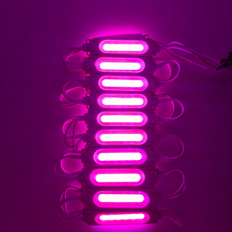 20pcs/lot Injection with Lens COB LED Module Waterproof LED Back Light Backlight for Sign Channel Letter DC12V 24V 2W IP68: light yellow