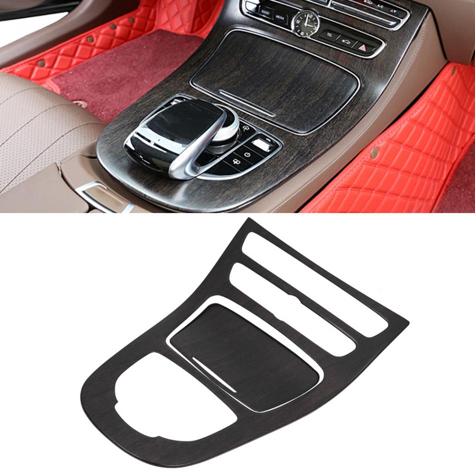 2 stk konsol gearpanel ramme konsol gearskifte panel cover trim til mercedes benz e-klasse  w213 bil styling