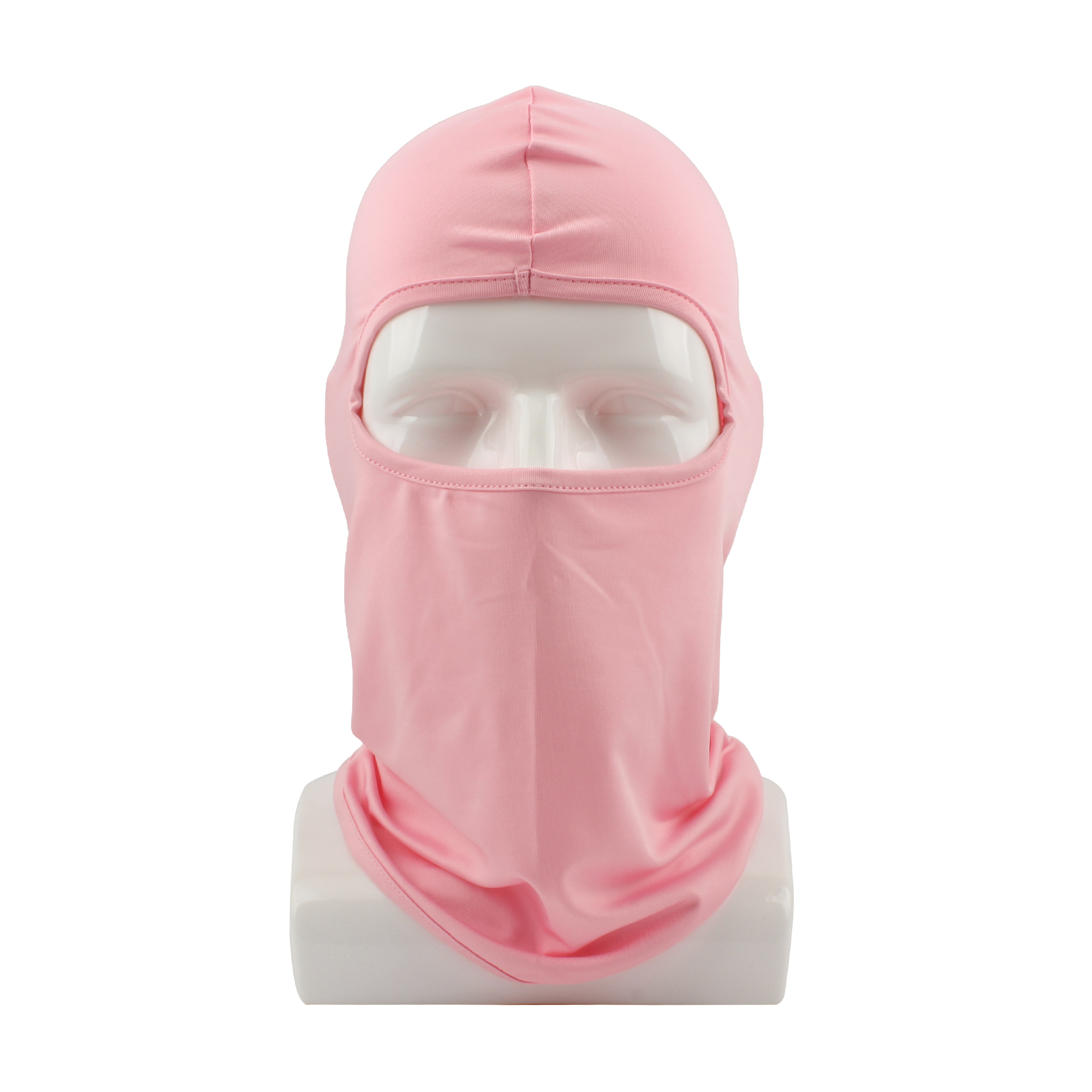 Motorcykel ansigtsmaske motorcykelhjelm bandana hætte skihals helmaske vindtæt støvtæt ansigtsskærm herre bikermaske: Lyserød