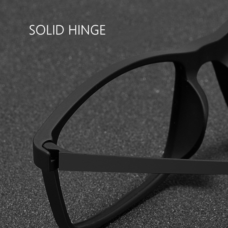 Business Glasses Frame Men TR90 Glasses Frame Female Square Frame Elastic Paint Titanium Temple Prescription Glasses HR3048