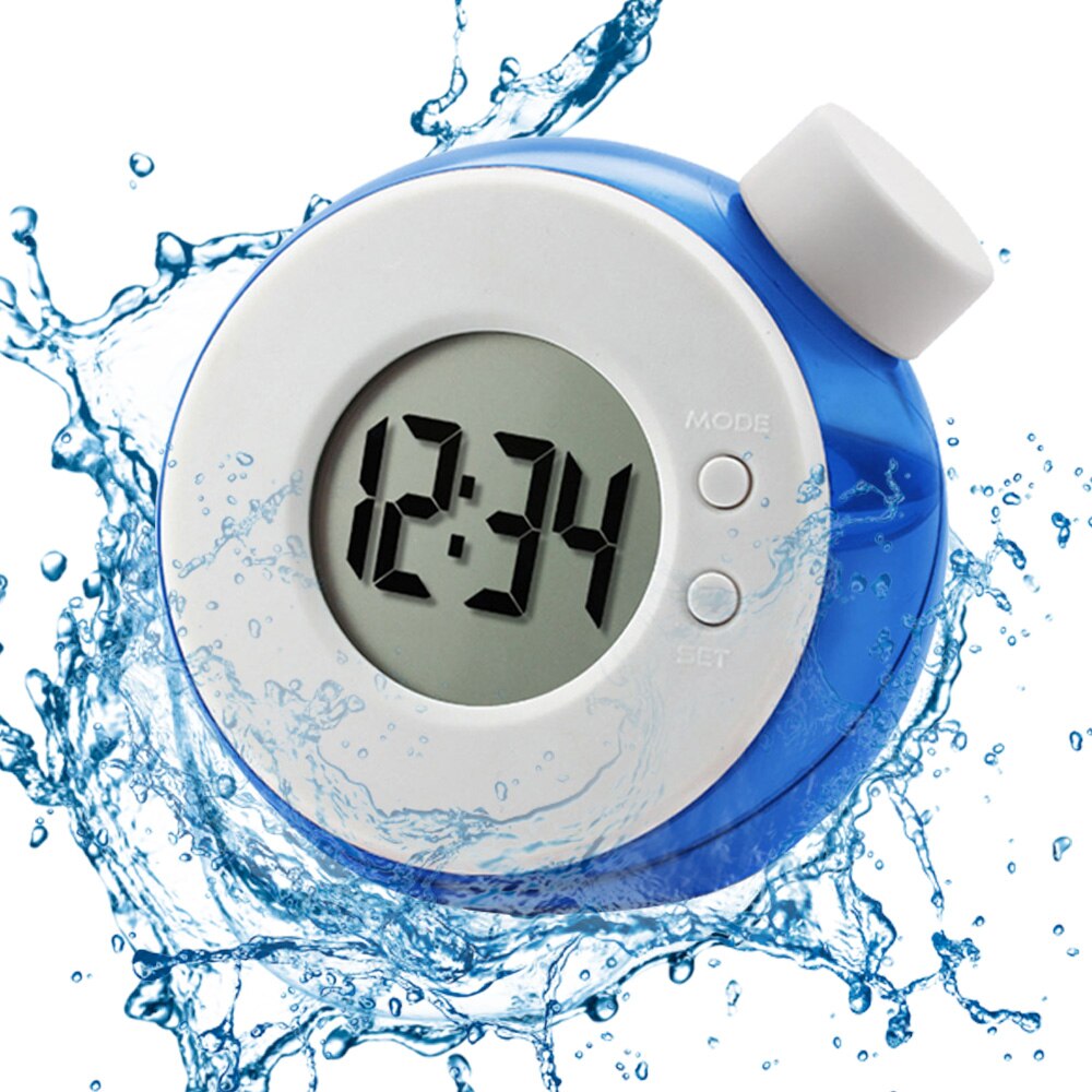 Cute Water Power Clock Digital Display Clock Calendar Timer Eco-Friendly Smart Clock for Desktop Home Children Christmas