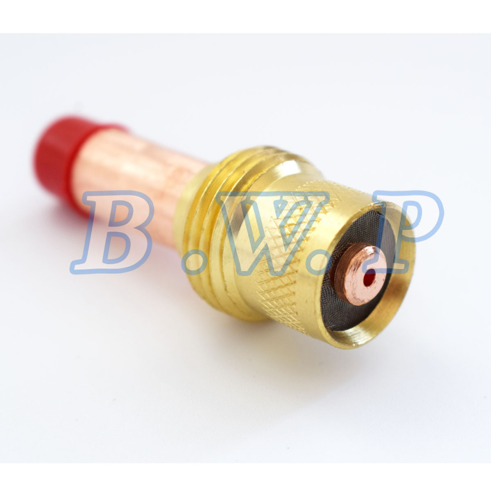 10Pcs 45V25 Medium Gas Lens Collet Body 1.6mm 1/16" Fit WP-17 18 26 SR DB A-150 TIG Welding Torch
