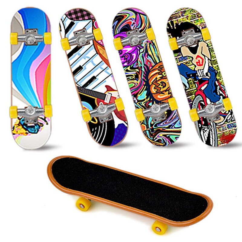 5 pièces/ensemble Mini doigt touche jouets Skate Board jeu enfants enfant jouet doigt Scooter planche à roulettes jeu nouveauté jouet