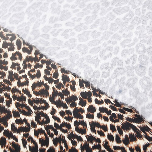 Tela 100% algodón con estampado de leopardo para accesorios de Costura de la ropa, 50X140cm, tejidos, Tissus, bricolaje, materiales