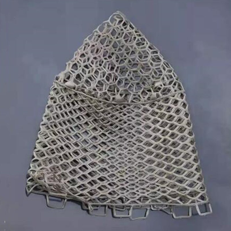 Rubber Fishing Net DIY Material Large Mesh not Hurt Fish Fishing Gear Accessories White Transparent Hand Nets