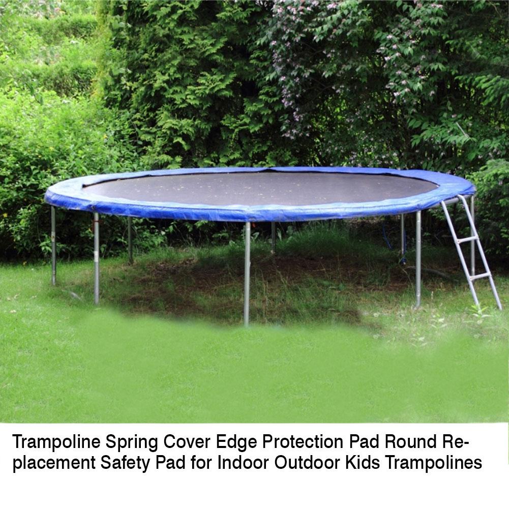 Round Trampoline Replacement Safety Pad Tear-Resistant Trampoline Edge Cover Spring Cover Edge Protector Round Frame Pad
