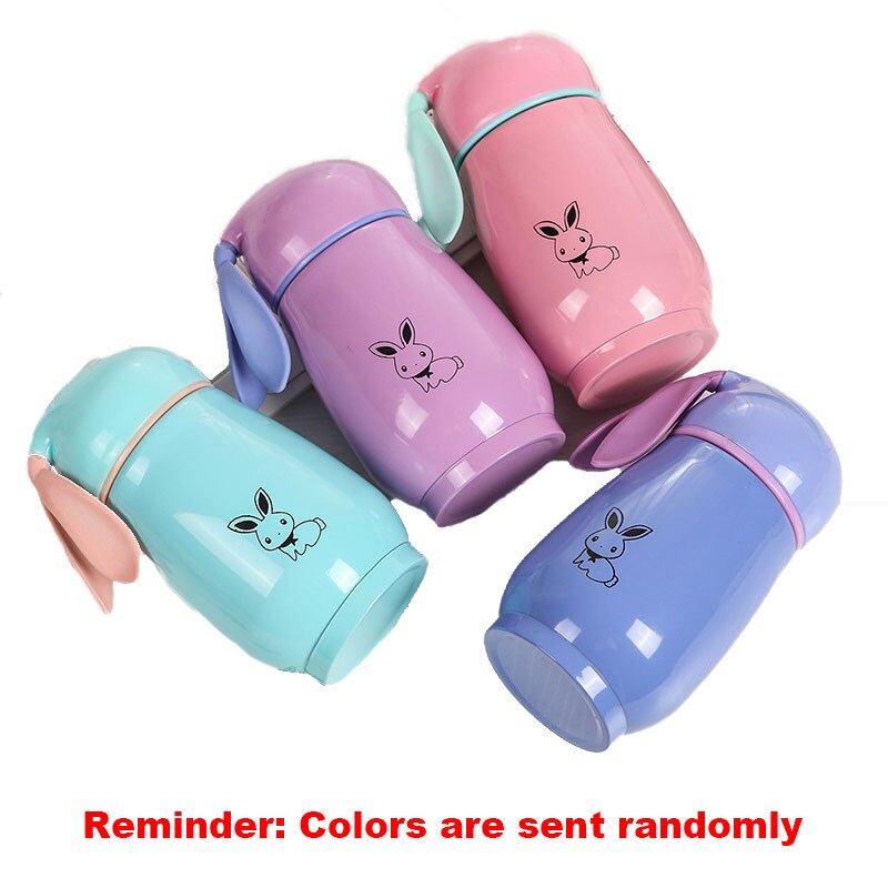 Stainless Steel Thermos Premium Travel Rabbit Coffee Cups BPA Free Thermos Mug for Tea Cute Kids Water Bottle Garrafa Termica: Rabbit