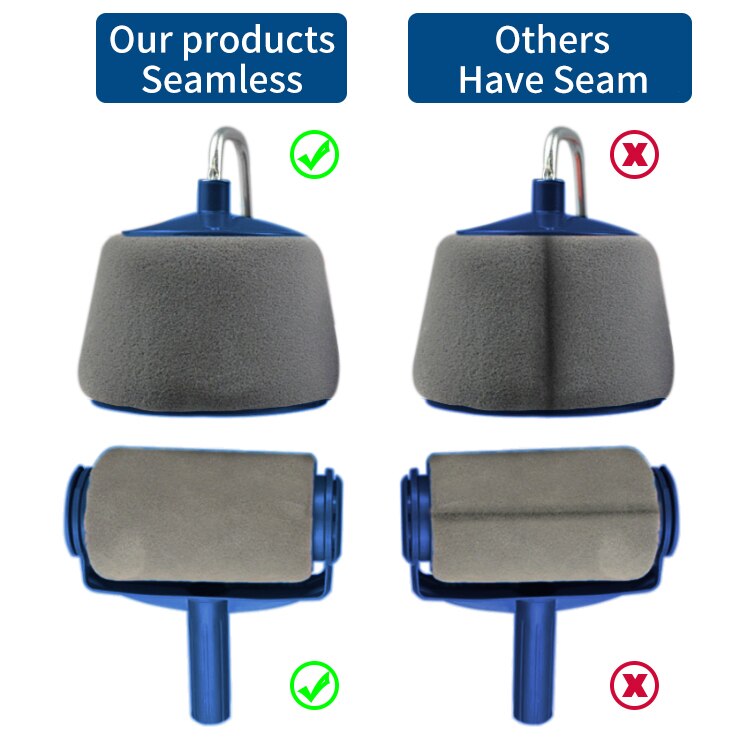 Multifunctional Paint Roller Brush Handle Tool For Wall Decorative Paint Upgrade seamless Roller Easy to Operate