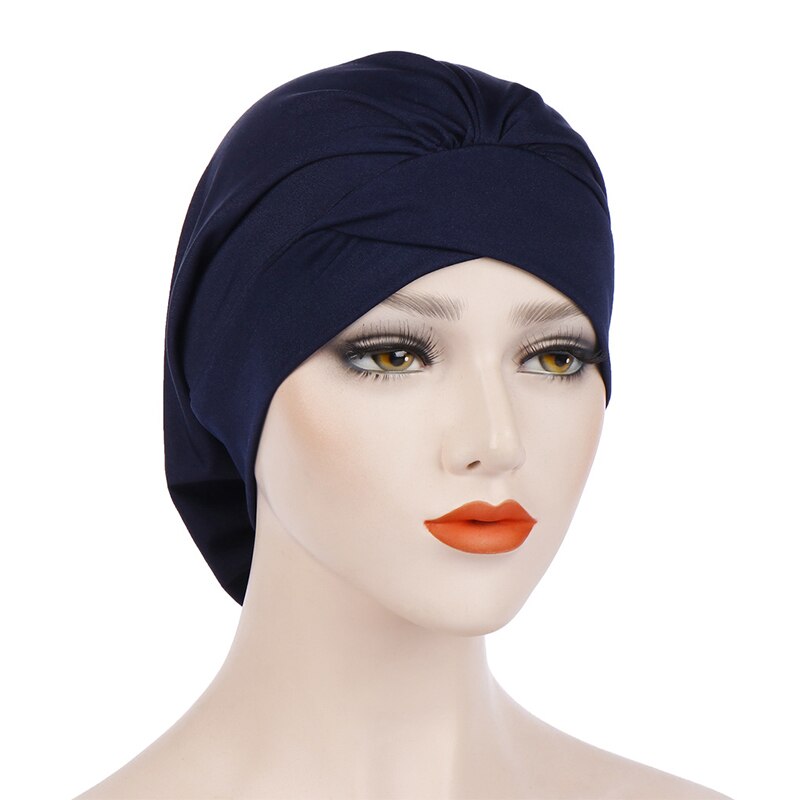 Casquette pour cheveux longs, confortable, doux, lisse, large, latéral, chapeau de nuit, Turban, chimiothérapie, indien, pour Salon de maison
