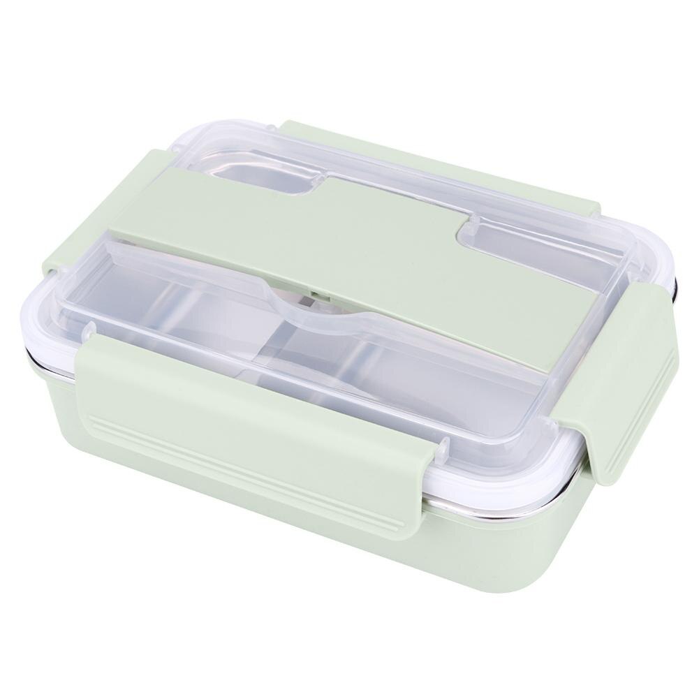 Portable Lunch Box Stainless Steel Bento Box With Tableware Student Sealed Leak-proof Large-capacity Food Container