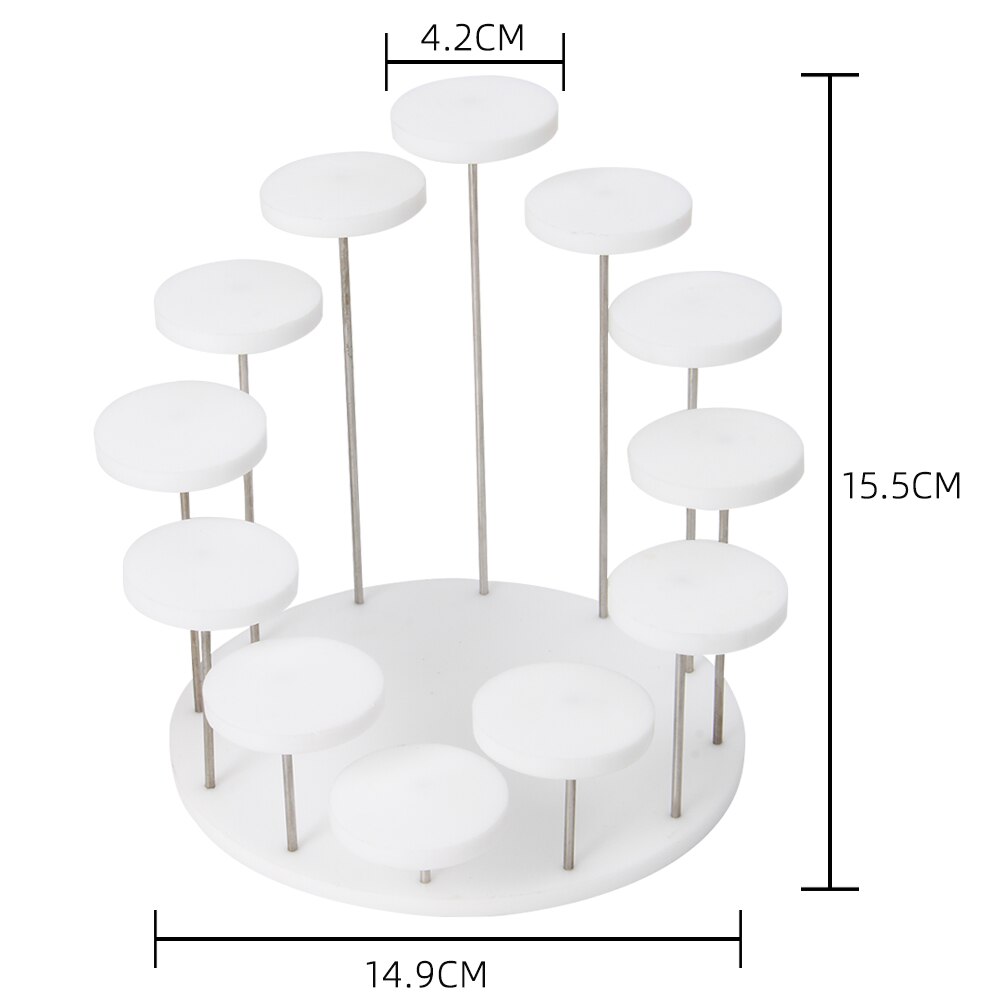 Round Cupcake Stand Acrylic Display Stand For Jewelry Cake Dessert Rack Party Wedding Cake Stand Baby Shower Decoration Holder: 3